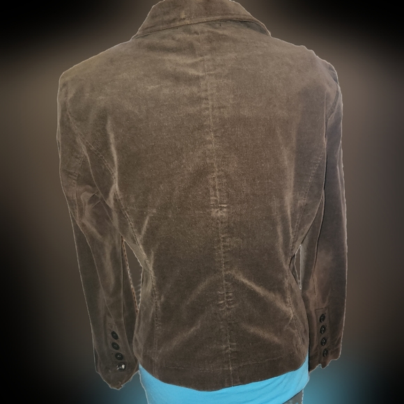Chocolate Corduroy Blazer - Picture 4 of 7
